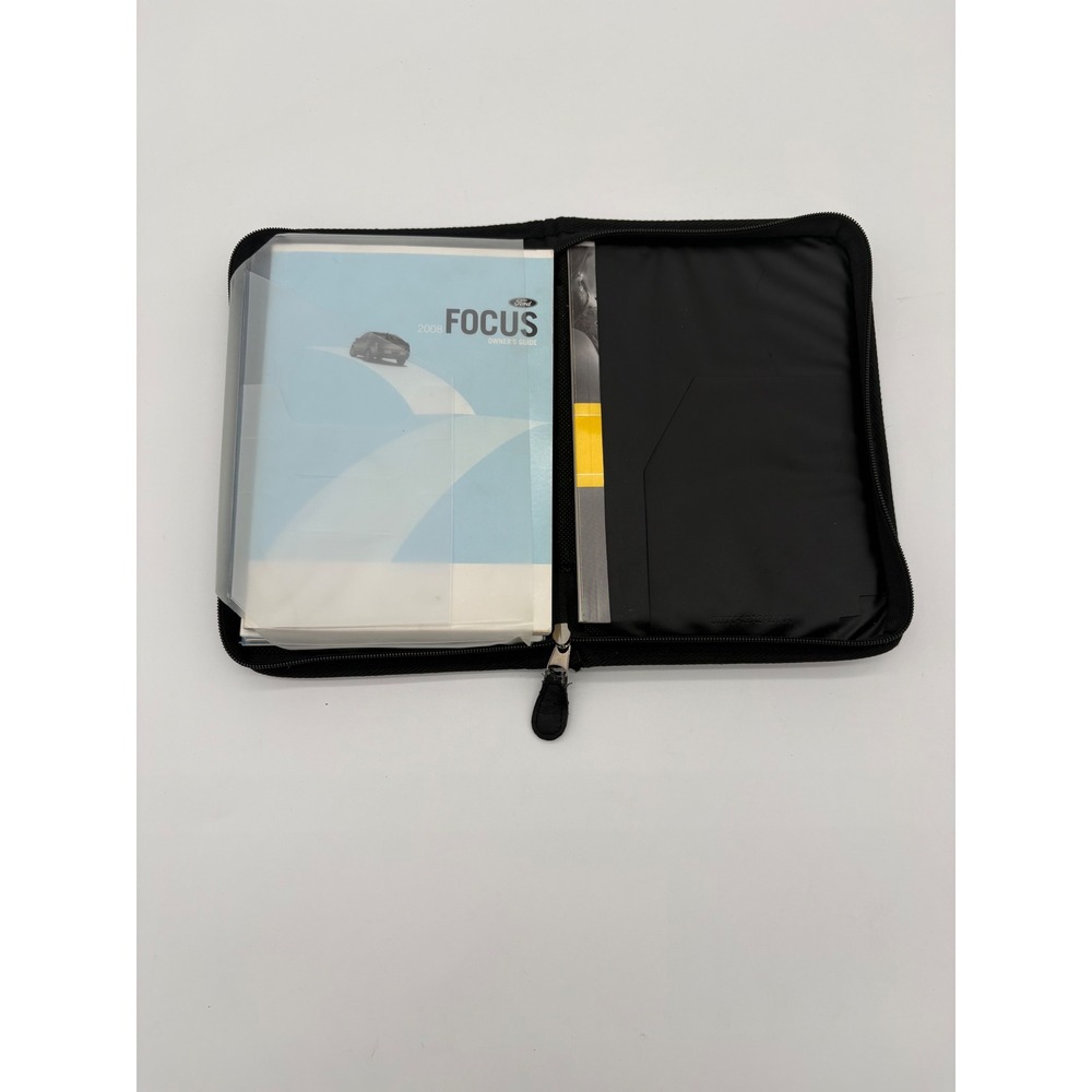 2008 Ford Focus Owners Manual Set with Zippered Case SYNC Maintenance Guides